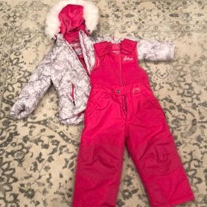 Toddler girl snow suit